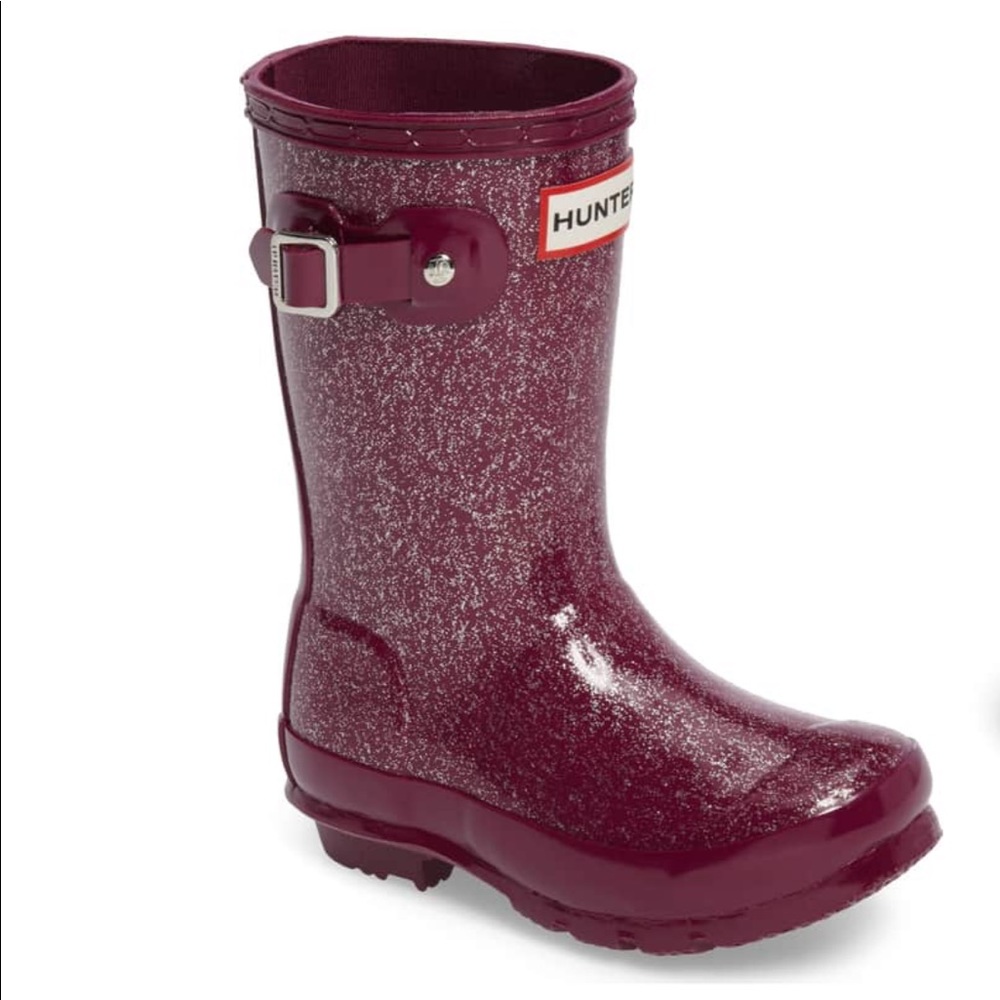Girls Hunter 'Original Glitter' Rain Boot